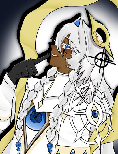 Rendered bust up Rendered bust up